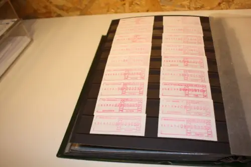 Schweiz ATM Sammlung im Einsteckbuch (31257)