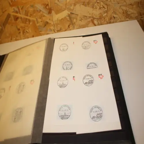 Schweiz ATM Sammlung im Einsteckbuch (31257)