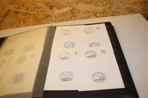 Schweiz ATM Sammlung im Einsteckbuch (31257)