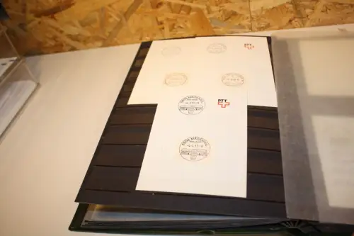 Schweiz ATM Sammlung im Einsteckbuch (31257)