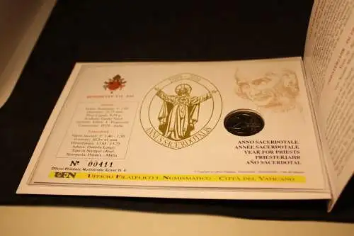 Vatikan Numisbrief 2€ Nummer 6 aus 2009/10 (31328T)