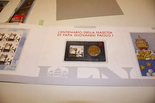 6 Folder Vatikan / Italien zum Teil mit Münzen (31343T-H)