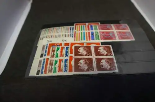 Bund Jahrgang 1966 Viererblocks komplett (31411)