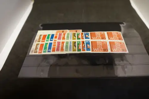 Bund Jahrgang 1963 Viererblocks komplett (31408)