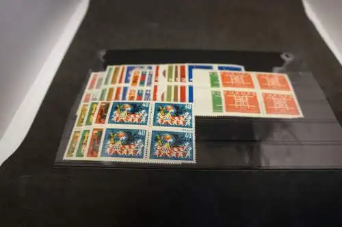 Bund Jahrgang 1962 Viererblocks komplett (31407)