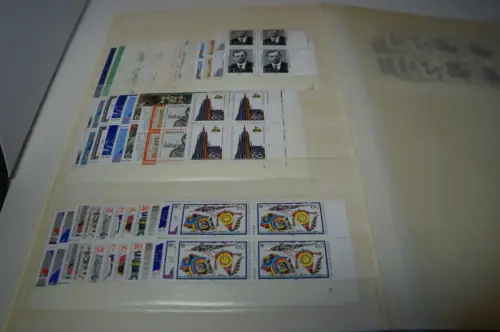 Bund Jahrgang 1989 Viererblocks komplett (31434H)