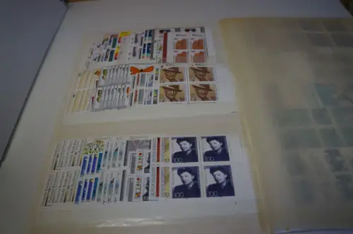 Bund Jahrgang 1991 Viererblocks komplett (31436H)