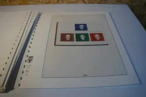 Bund 1960-1969 postfrisch komplett inkl. Lindner T + Heuss Lumo + liegend (31522)