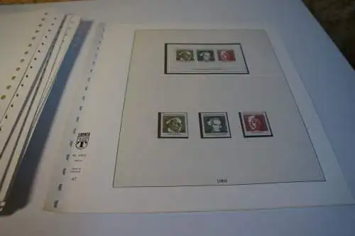 Bund 1960-1969 postfrisch komplett inkl. Lindner T + Heuss Lumo + liegend (31522)