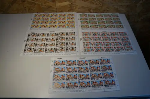 Jersey Michel 742-746 Kleinbogen postfrisch Olympiade (31593H)