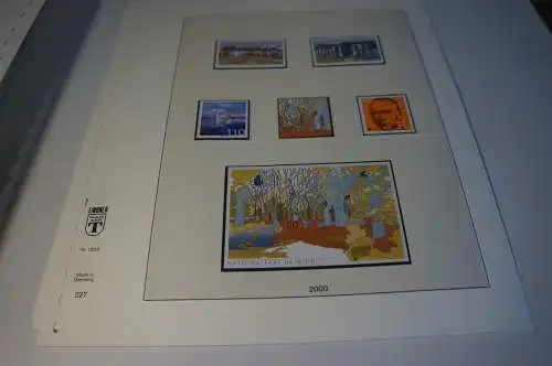 Bund 1990-2000 postfrisch fast komplett inkl. Lindner T (31746)