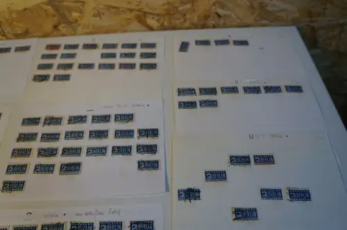 Bizone Berlin Notopfer Marke Lose Blatt Posten (31757)