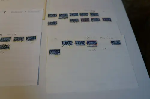 Bizone Berlin Notopfer Marke Lose Blatt Posten (31757)