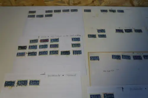 Bizone Berlin Notopfer Marke Lose Blatt Posten (31757)