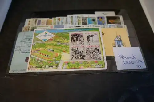 Aland Jahrgang 1990-1994 postfrisch komplett (31774)