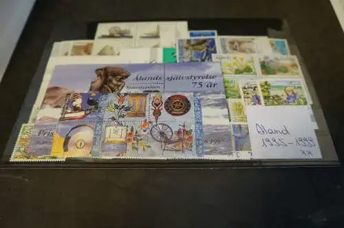 Aland Jahrgang 1995-1999 postfrisch komplett (31775)
