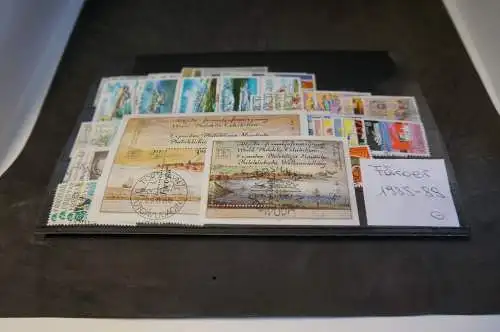 Färöer Jahrgang 1985-1989 gestempelt komplett (31805)