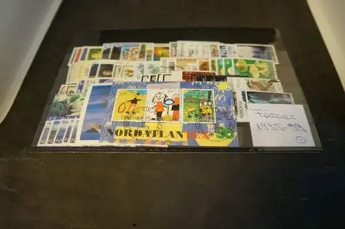 Färöer 1995-1999 gestempelt komplett (31807)