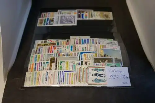 Italien Jahrgang 1970-1974 postfrich komplett (31795)