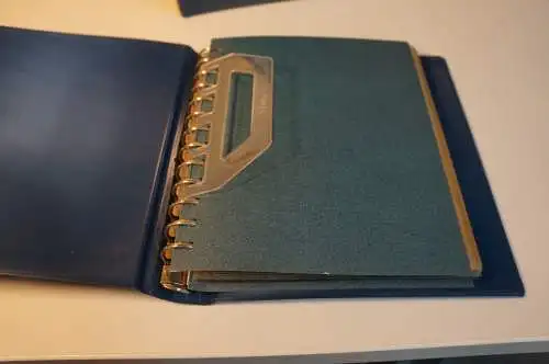 5 Lindner ETB Alben blau mit Hüllen (31822)