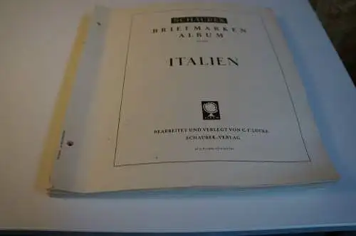 Italien Schaubek Vordruck 1960-1989 falzlos (31833)