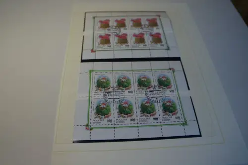 Russland 8 Kleinbogen aus 1994 gestempelt (31891H)