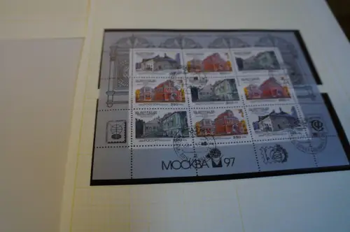 Russland 6 Kleinbogen aus 1995 gestempelt (31892H)