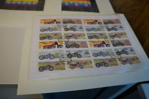 Russland 8 Kleinbogen aus 1999 gestempelt (31896H)