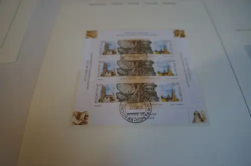 Russland 7 Kleinbogen aus 2003 gestempelt (31900H)