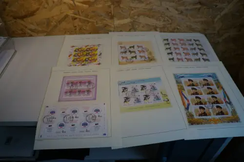 Russland 7 Kleinbogen aus 2002 gestempelt (31899H)