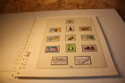 Bund 1980-1989 postfrisch komplett inkl. Lindner T (31911)