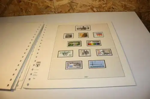 Bund 1980-1989 postfrisch komplett inkl. Lindner T (31911)