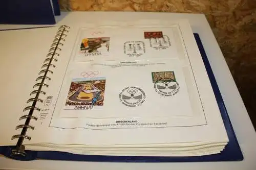 Olympiade 1972 4 bändige Abosammlung mit Belegen (31939)