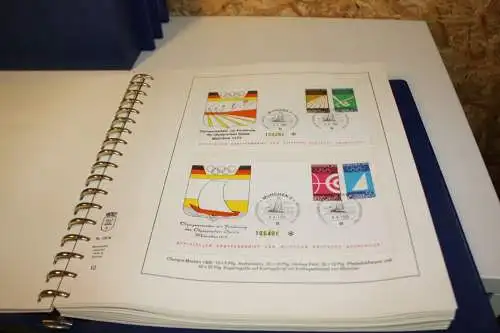 Olympiade 1972 4 bändige Abosammlung mit Belegen (31939)