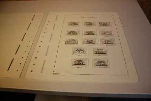 Memel Leuchtturm Vordruck ohne Taschen (31979)
