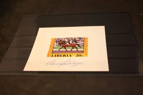 Liberia 1034 Luxusblock Olympia 1976 Unterschrift Stückelberger (31987)