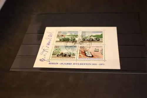 Berlin Block 2 gestempelt mit Original Unterschrift von Brauchitsch (31984)