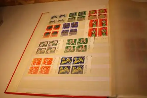 Schweiz Sammlung Viererblocks meist gestempelt (31993)