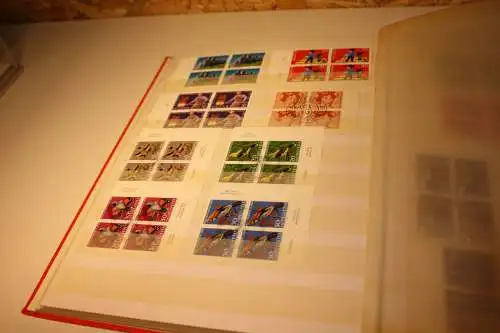 Schweiz Sammlung Viererblocks meist gestempelt (31993)