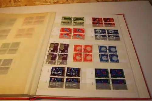 Schweiz Sammlung Viererblocks meist gestempelt (31993)
