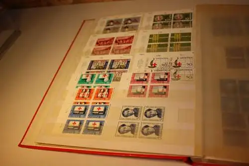 Schweiz Sammlung Viererblocks meist gestempelt (31993)