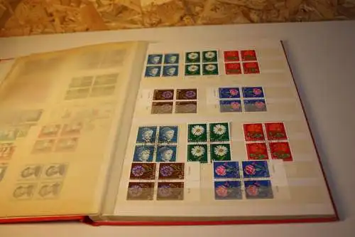 Schweiz Sammlung Viererblocks meist gestempelt (31993)