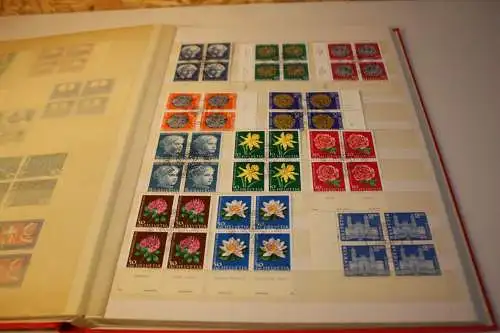 Schweiz Sammlung Viererblocks meist gestempelt (31993)