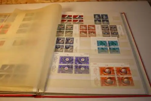 Schweiz Sammlung Viererblocks meist gestempelt (31993)