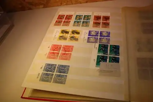 Schweiz Sammlung Viererblocks meist gestempelt (31993)