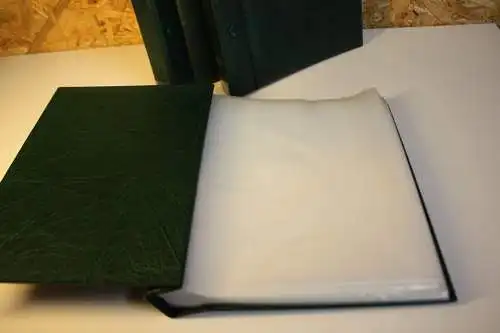 3 Kobra ETB Alben mit Hüllen in grün (31997)