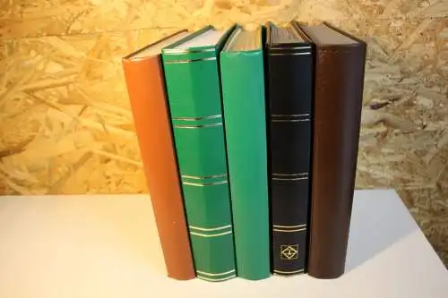 5 Einsteckbücher 60 Seiten in verschiedenen Farben (31998)