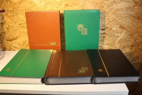 5 Einsteckbücher 60 Seiten in verschiedenen Farben (31998)
