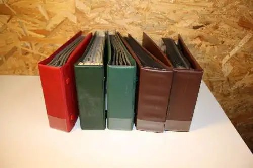 5 Briefe Alben verschiedene Farben (32023)