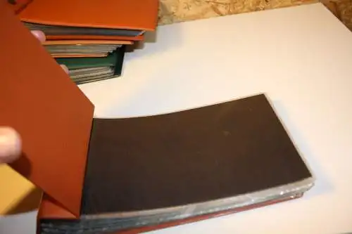 4 Briefe Alben verschiedene Farben (32026)